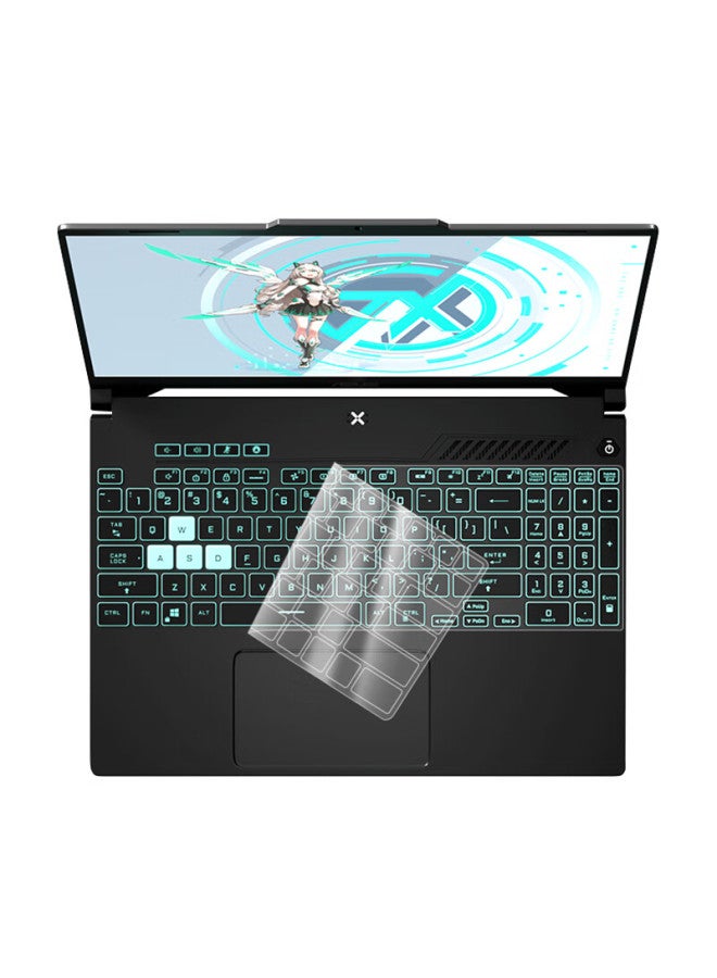 Ecola Asus Tuf Gaming F15 Fx506 Pro Keyboard Film 16-inch Gaming Laptop Keyboard Protective Cover Dustproof Keyboard Skin Eu038 - Image 2