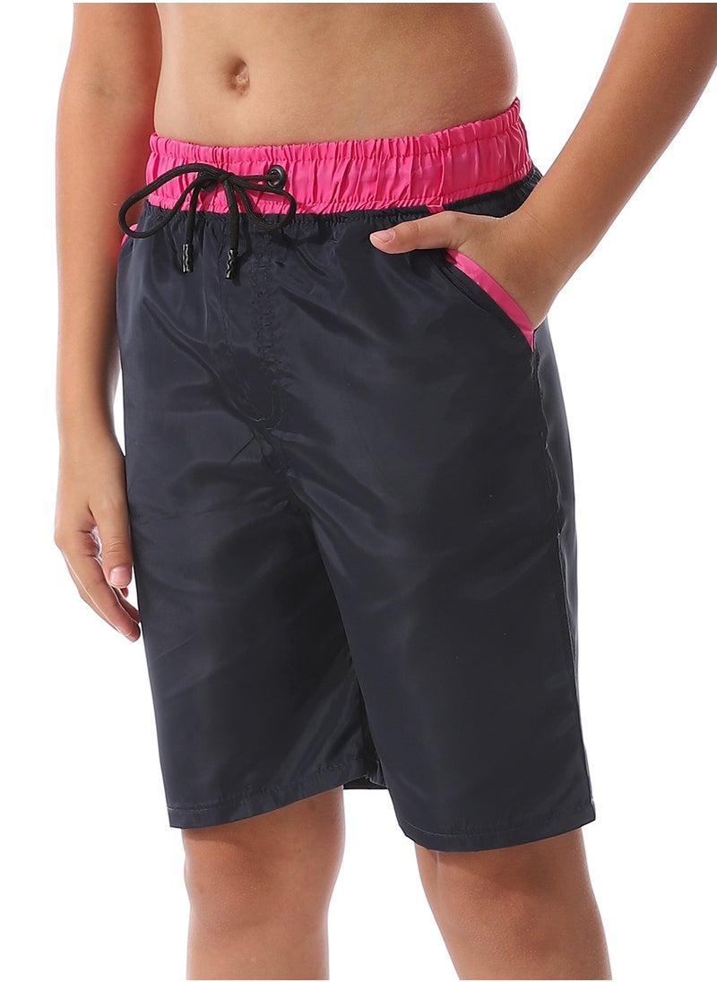 Caesar - Boys Swim Short With Multi Design - Image 1