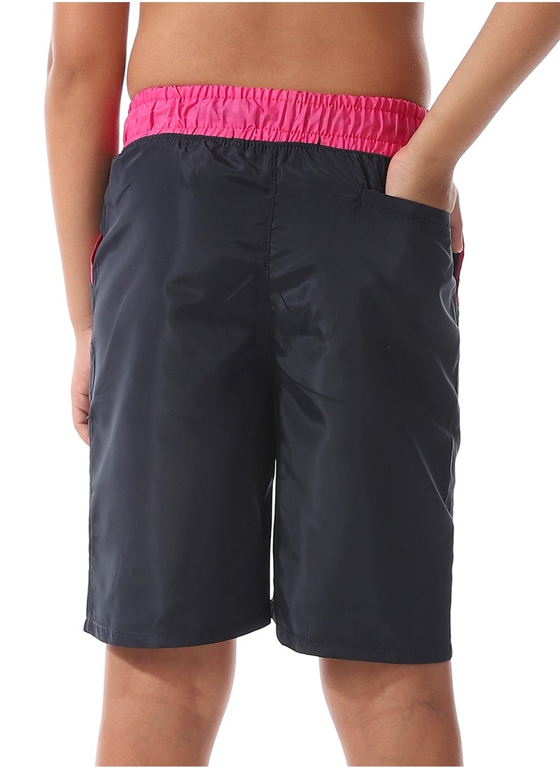 Caesar - Boys Swim Short With Multi Design - Image 1