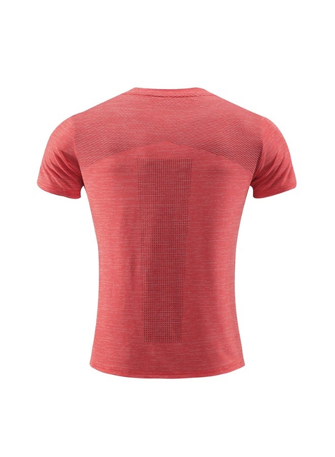 Mens Short Sleeve Sport t Shirt Quick Dry Running Compression T-shirt Breathable Fitness Shirt Top Ice Silk Sportswear Riding - Image 2
