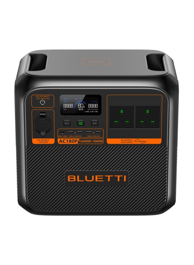 BLUETTI AC180P Portable Power Station | 1,800W 1,440Wh - Image 3