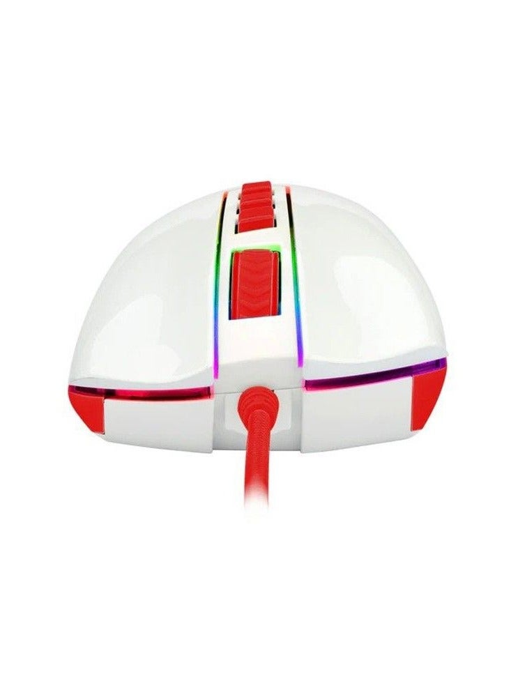 REDRAGON COBRA Wired Gaming Mouse M711C -White/Red - Image 5