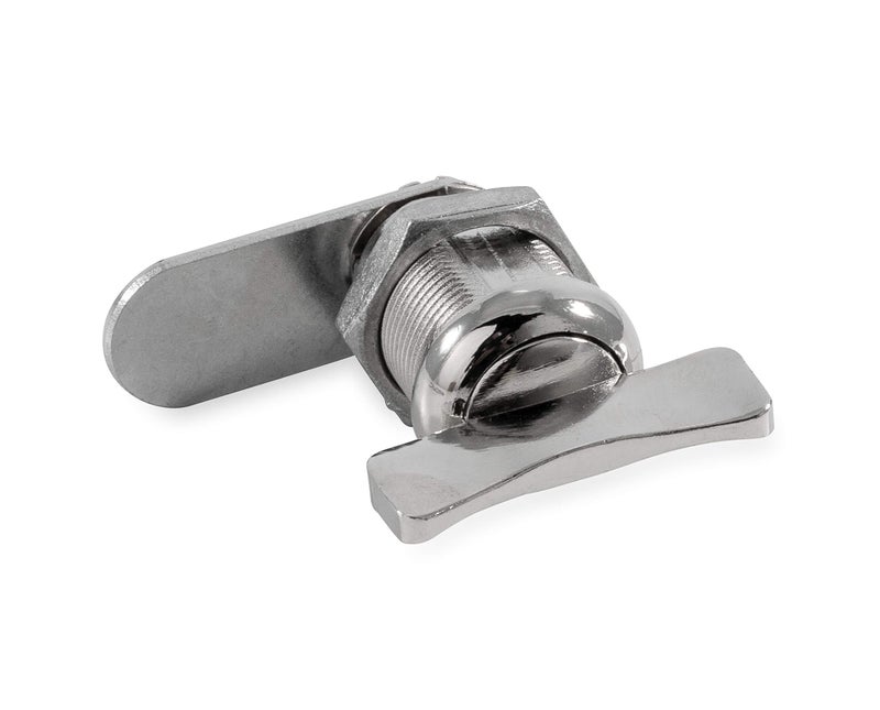 Camco 44323 7/8" Thumb Operated Offset Cam Lock, Multicolor - Image 1