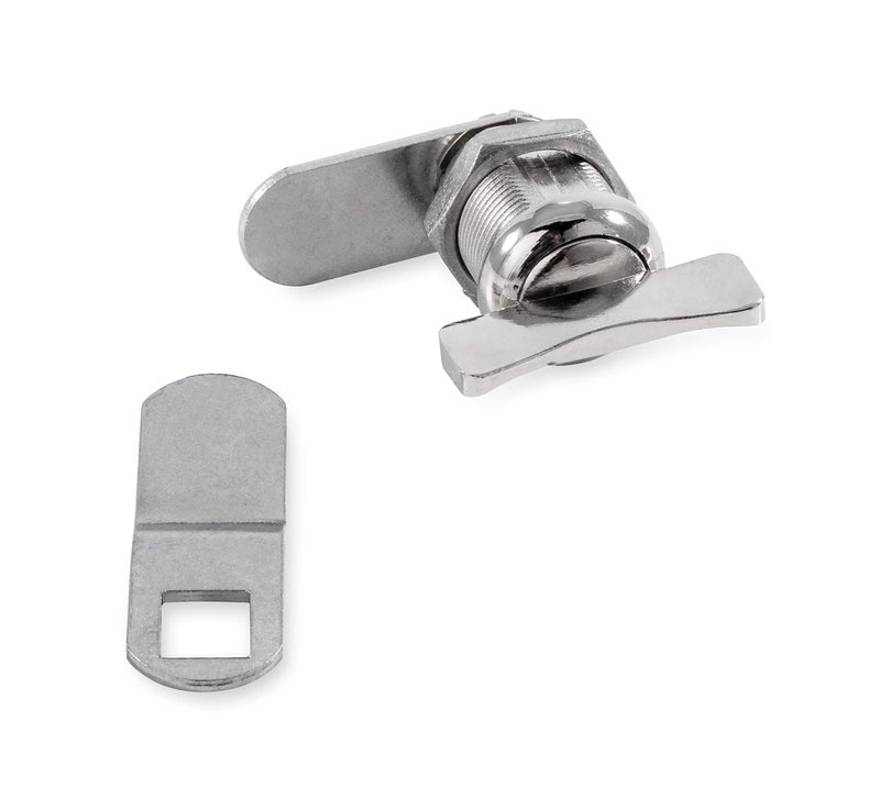 Camco 44323 7/8" Thumb Operated Offset Cam Lock, Multicolor - Image 2