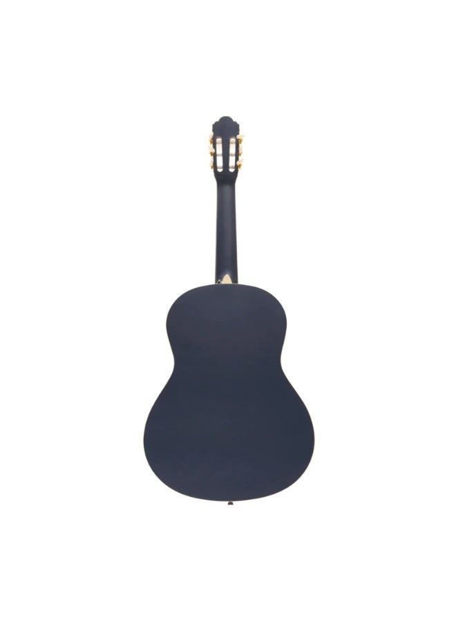 Bamboo Classical Guitar GC-39-BL 4/4 Full-Size with Padded Gig Bag – Matte Blue Finish - Image 2