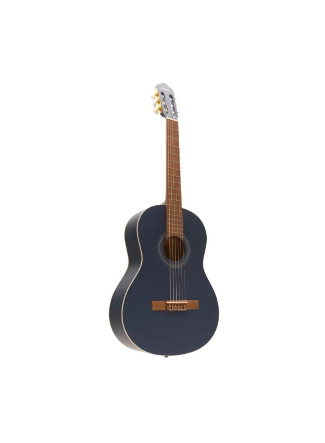 Bamboo Classical Guitar GC-39-BL 4/4 Full-Size with Padded Gig Bag – Matte Blue Finish - Image 5