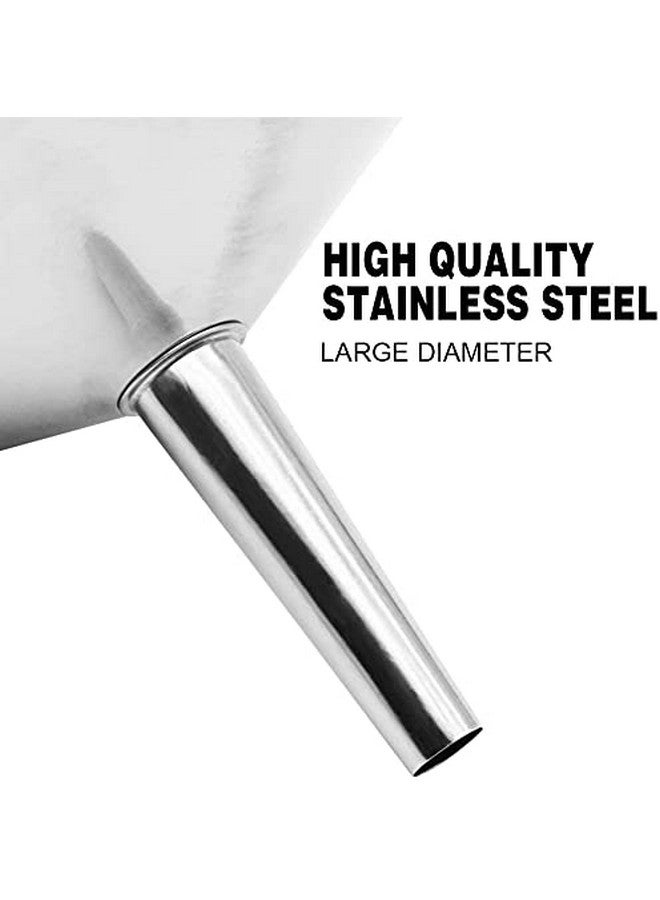 THW® Stainless Steel Large Funnel (16 cm) with Detachable Strainer Filter for Cooking Oil and Transmission Liquid and Powder - Image 3