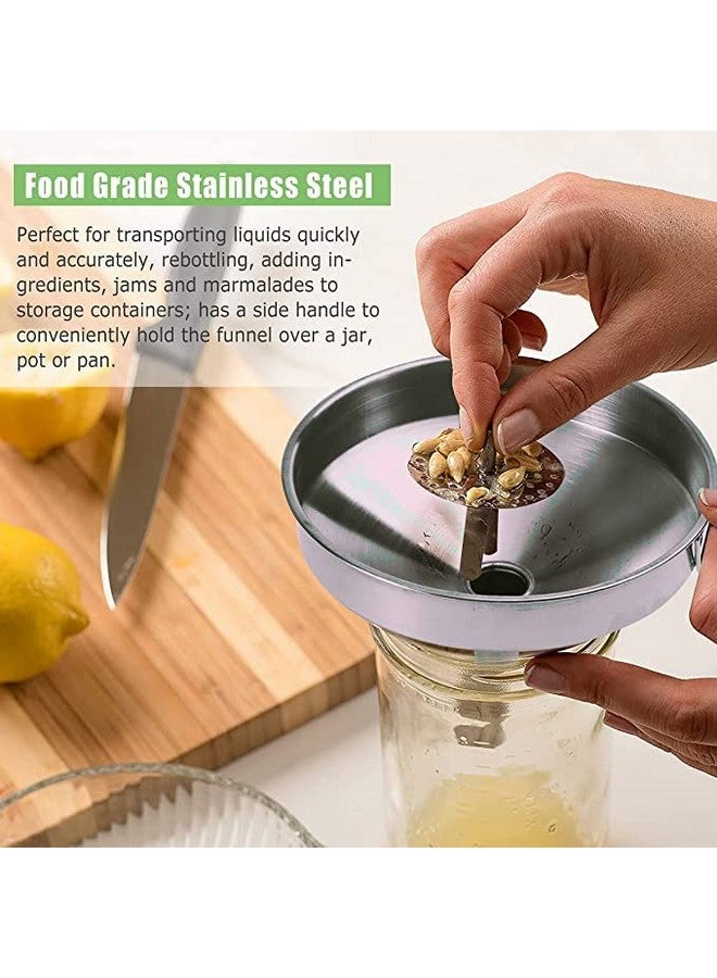 THW® Stainless Steel Large Funnel (16 cm) with Detachable Strainer Filter for Cooking Oil and Transmission Liquid and Powder - Image 5