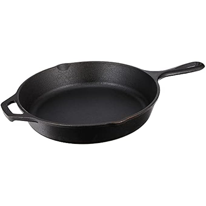 مقلاة من الحديد الزهر من سلسلة Wildlife Series1025 مع مشهد غزال 1025 باللون الأسود - Image 2