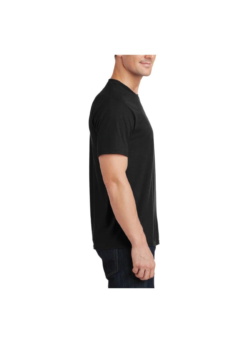 PRINTSHOP4ME - Peace Love Men's T-Shirt–Cotton Half Sleeve Round Neck Soft&Breathable Fabric Casual Wear For Everyday Comfort|Gift For Special Events - Image 1