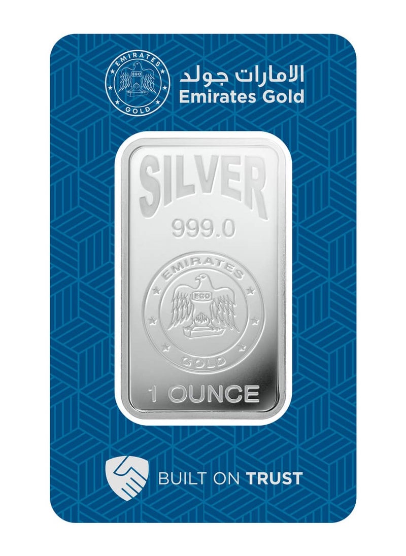 Emirates Gold Emirates | 31.103g Pure Silver Bar 999 - 1 Ounce  - Image 1