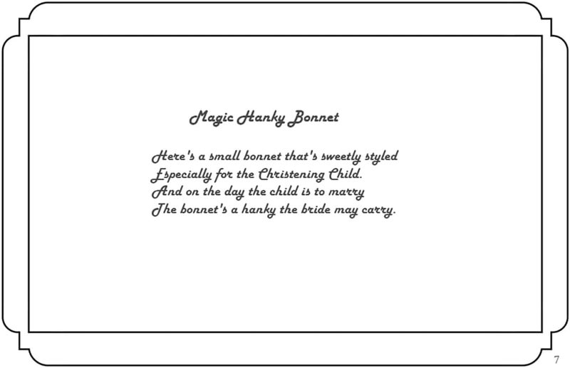 Angel Lace Christening Handkerchief Bonnet - Image 2