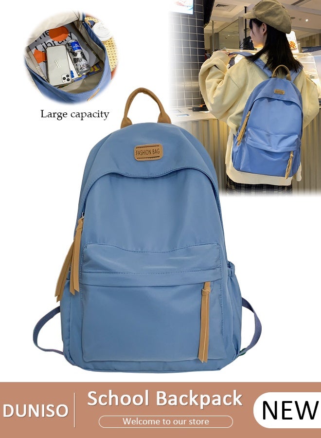 DUNISO Kid's School Backpack with Pencil Case Waterproof Book Bag with Compartments for Teen Kids Students Elementary School Kids' School Bag With Large Capacity - Image 1