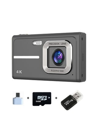CCD Camera Student Party Cheap Old Card Camera Can Pass Mobile Phone AF Focus High Color Value Gift-Body Color:X1 Black + 64G Memory Card + USB Card Reader + TYPE-C Adapter - pzsku/Z75F14B64D00527381FDDZ/45/1746229782/75c12d36-55f4-4fd0-9f77-02e3284d2dce