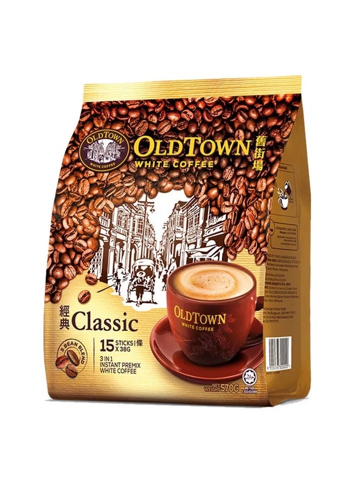 OldTown OLDTOWN, 3 in 1, Instant white coffee, Classic original, Malaysia  - Image 1