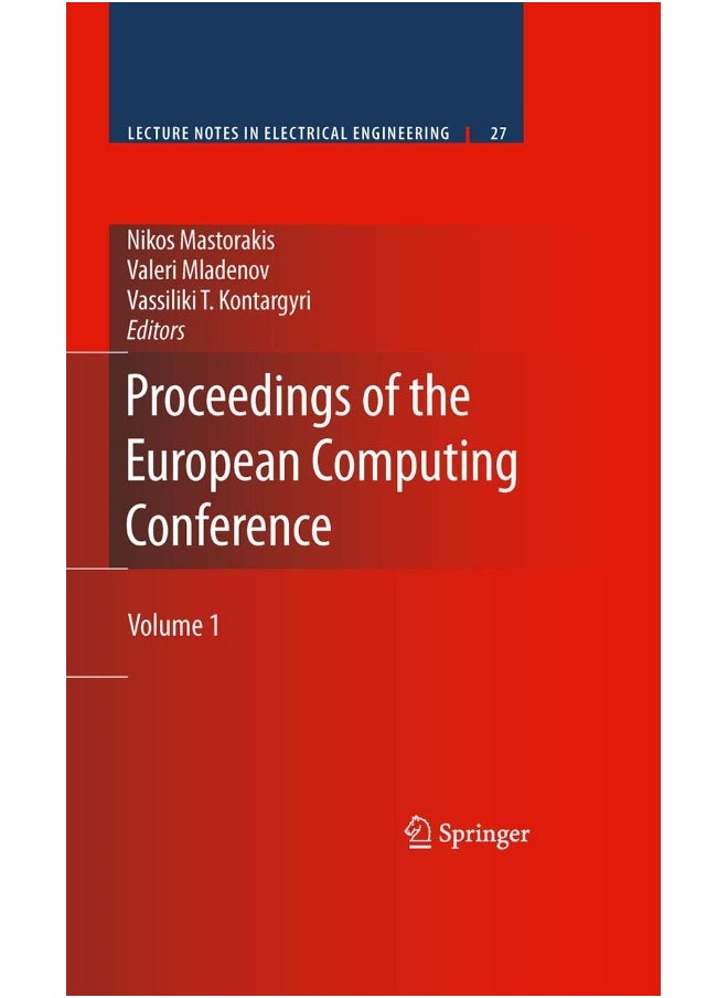 Proceedings of the European Computing Conference: Volume 1 