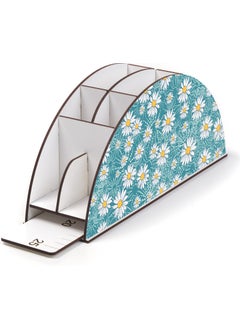 KutuTR Wooden Vip Daisies Model Rainbow Ruler Desktop Pen Holder Organizer Mounted Boxed  - Image 3