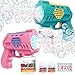 Eaglestone Bubble Guns for Toddlers 2 Packs LED Light Automatic Bubble Machine Gun for Kids 48 Bubble Toys with Bubble SolutionConcentrate Bubble Blaster Party Favor Summer Outdoor Toys Gift - Image 4
