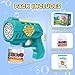 Eaglestone Bubble Guns for Toddlers 2 Packs LED Light Automatic Bubble Machine Gun for Kids 48 Bubble Toys with Bubble SolutionConcentrate Bubble Blaster Party Favor Summer Outdoor Toys Gift - Image 2