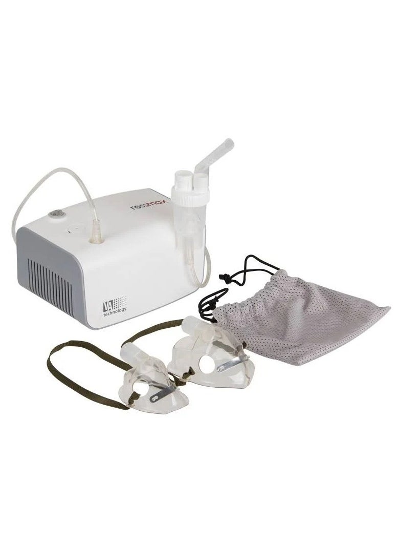 Rossmax - Rossmax NB500 Heavy Duty Nebulizer High Performance Inhalation offers an effective and quick solution for asthma and breathing difficulties. It converts liquid medication into fine mist for easy inhalation, delivering the treatment directly to the airways to alleviate symptoms quickly and improve breathing It can be used very easily by family members Device  Rossmax Nebulizer NB500 Effective and Precise Respiratory Treatment  Medical Nebulizer Rossmax NB500 Durable and High Quality Inhalation Device Rossmax nebulizer heavy duty nebulizer Rossmax inhalation device high performance respiratory treatment medical nebulizer durable inhalation device effective nebulizer high quality inhalation precise respiratory treatment nebulizer for kids and adults health medical supplies and equipment home care nebulizers health medical supplies and equipment daily living aids health - Image 1