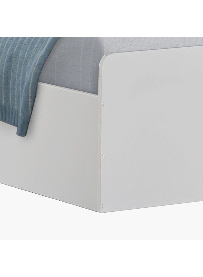 Home Box Kulltorp King Bed with Side Storage - White - Image 4