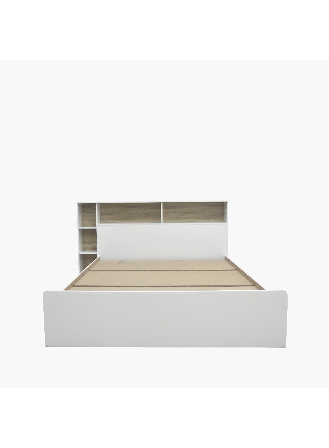 Home Box Kulltorp King Bed with Side Storage - White - Image 2
