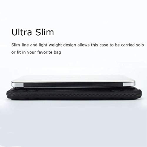 DOMISO 17.3 Inch Laptop Carrying Case, Shockproof Waterproof EVA Sleeve with Strap Protective Bag for 17-17.3" Gaming Laptops, Dell, HP, Acer, MSI, Lenovo, Black - Image 4
