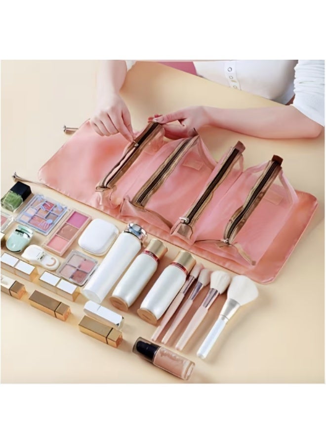 Cosmetic bag - multifunctional, large capacity, stylish laundry storage bag, mesh bag - Image 4