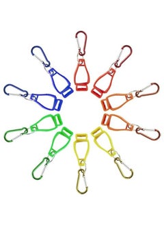 MOXO Glove Clip 10PCS Durable Non Slip Glove Grabber Clip Guard Work Clip Helmets Hanger Clam(5 Colors)  - Image 1
