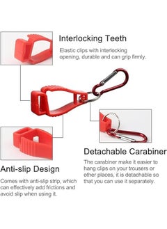 MOXO Glove Clip 10PCS Durable Non Slip Glove Grabber Clip Guard Work Clip Helmets Hanger Clam(5 Colors)  - Image 3