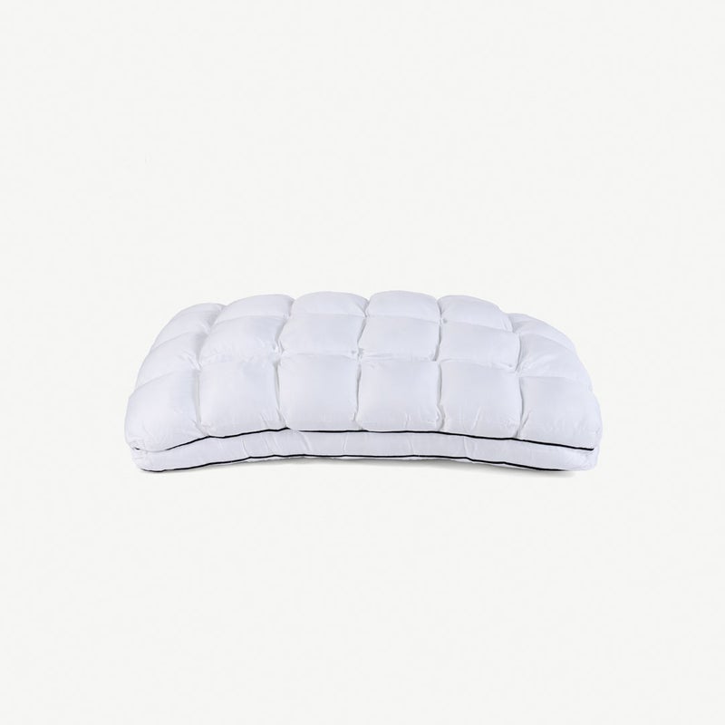 OC HOME Bamboo Cubic Pillow in White