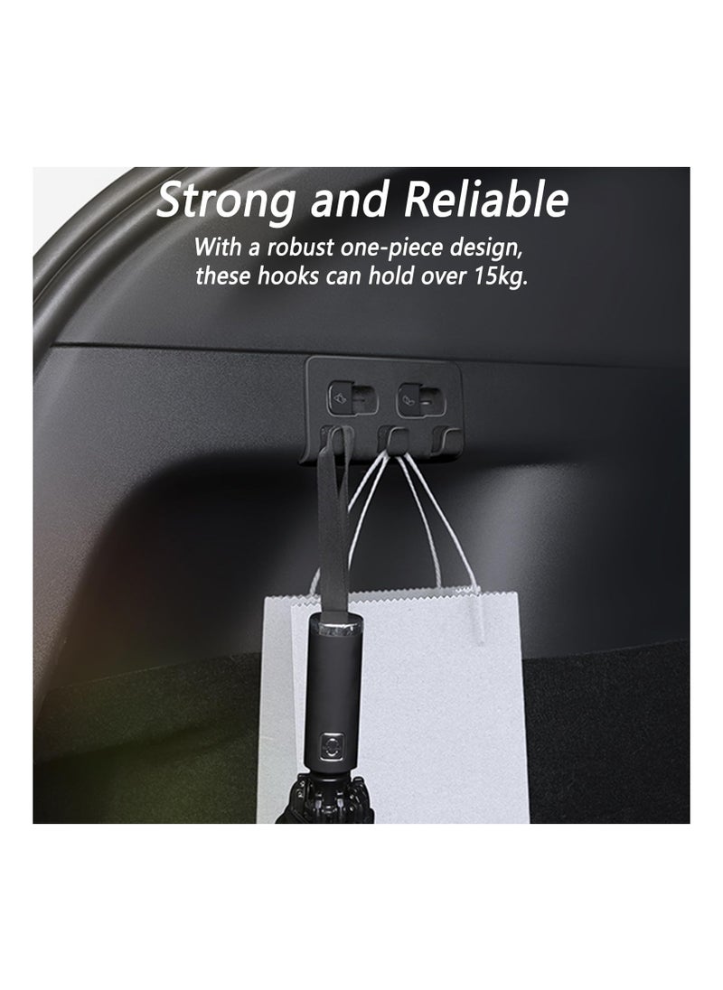 SYOSI - Trunk Organizer Hook Fit For Tesla Model Y, Fit for 2021-2023 Tesla Model Y Accessories, Trunk Hook Car Grocery Organizer Trunk Tote Trunk Grocery Bag Hooks, Tesla Y Accessories Model Y 2023 Holders - Image 1