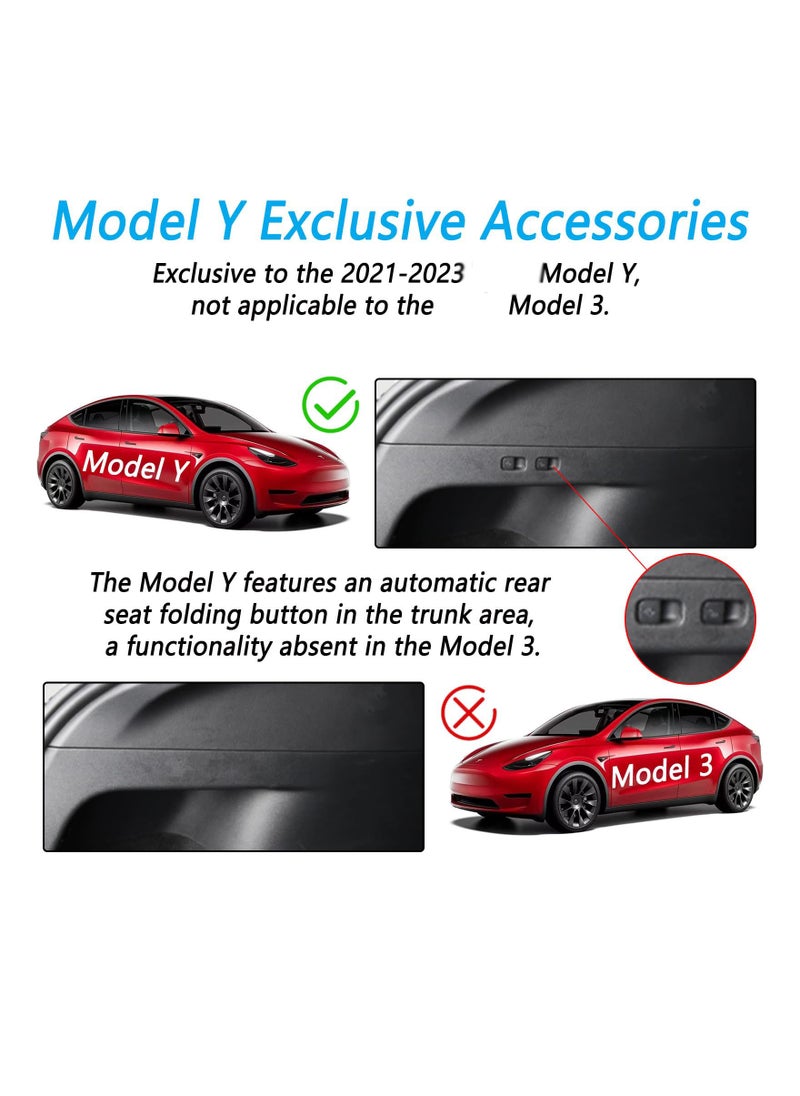 SYOSI - Trunk Organizer Hook Fit For Tesla Model Y, Fit for 2021-2023 Tesla Model Y Accessories, Trunk Hook Car Grocery Organizer Trunk Tote Trunk Grocery Bag Hooks, Tesla Y Accessories Model Y 2023 Holders - Image 1