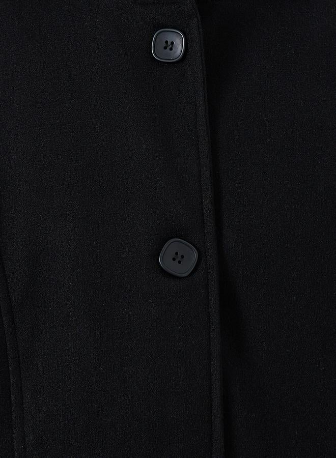 ستايلي معطف بقصة عادية وأزرار غلق - Image 3