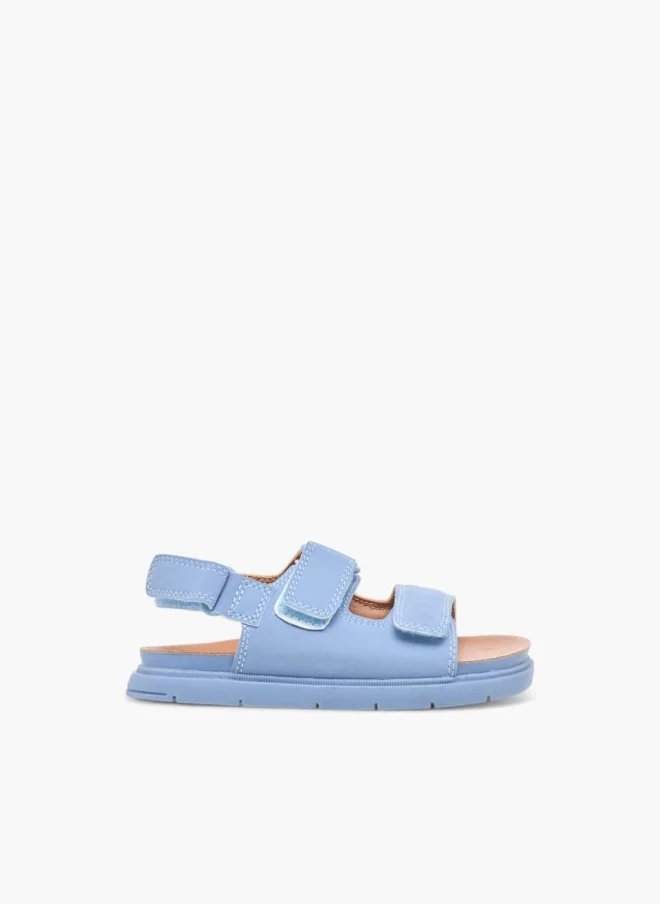 جونيورز Boys Solid Sandals With Hook And Loop Closure Ramadan Collection