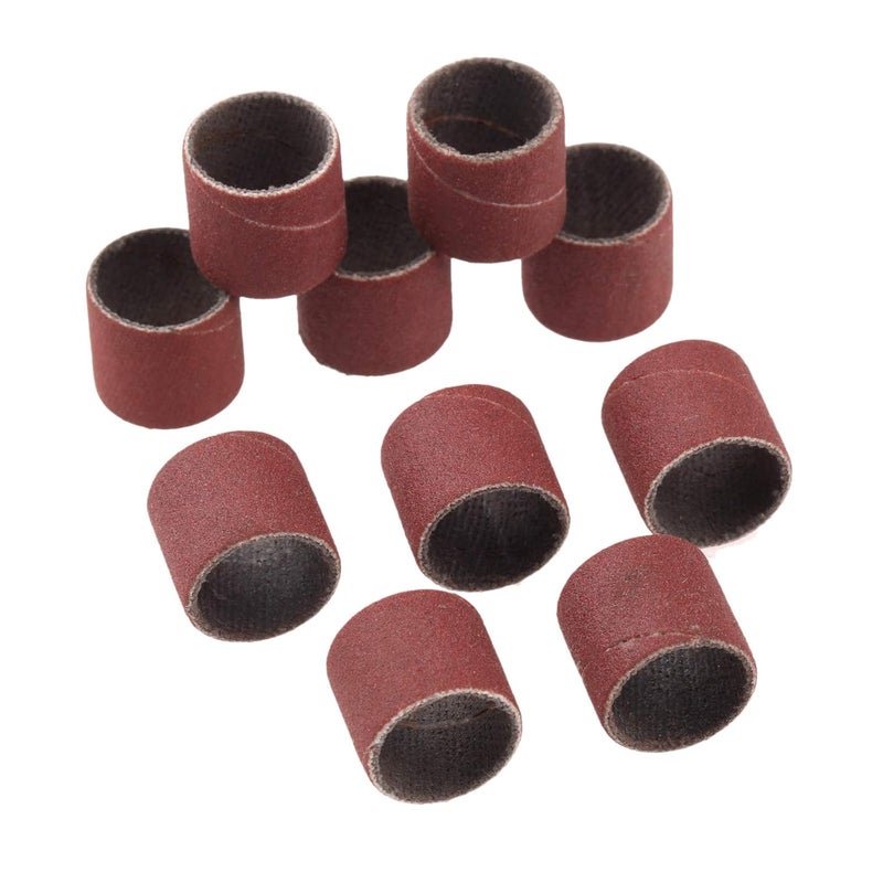 Yetaha 100 PCs Sanding Bands 320 Grit Drums Sleeves For DREMEL Rotary Tools 12CM - Image 2
