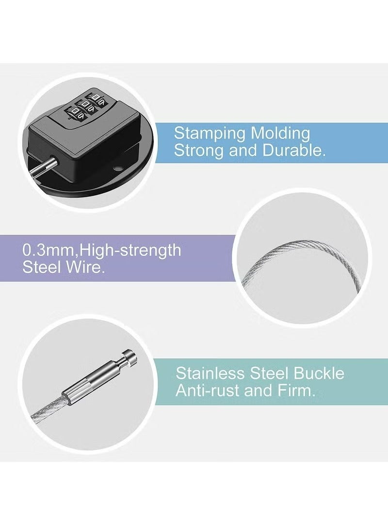 HAVEN 2 Pack Refrigerator Lock，Password Protection Refrigerator Window Door And Cupboard Cabinet Children Safety Lock - Image 3