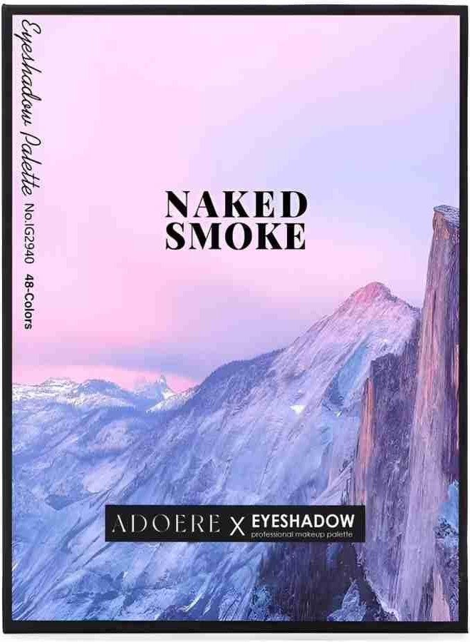 ADOERE باليت ظلال العيون أدوير ناكد سموك 48 لون زاهي، فني ومحترف، لامع 57.6 جرام (متعدد الألوان) - Image 5