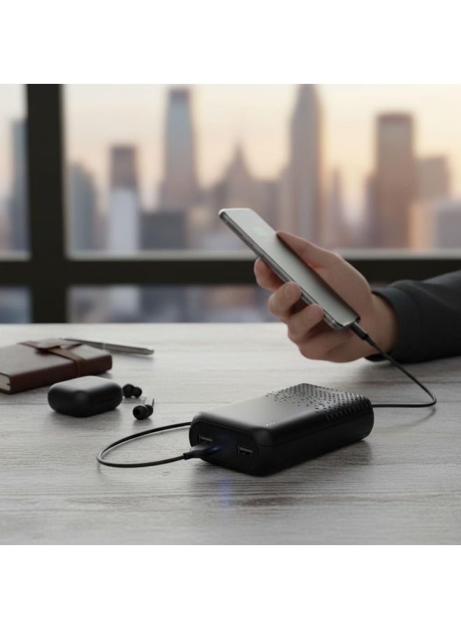 جرين ليون بنك طاقة بسعة 20000mAh (سلسلة Rome)، شاحن محمول بسعة 20000mAh، حزمة بطارية بشحن سريع لهواتف iPhone 17-12، Samsung، iPad، AirPods، Switch، Xiaomi والمزيد - Image 2