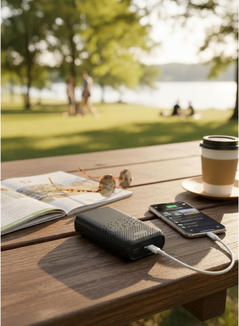 جرين ليون بنك طاقة بسعة 20000mAh (سلسلة Rome)، شاحن محمول بسعة 20000mAh، حزمة بطارية بشحن سريع لهواتف iPhone 17-12، Samsung، iPad، AirPods، Switch، Xiaomi والمزيد - Image 3