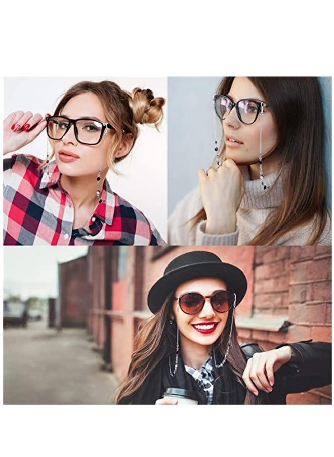 Generic Eyeglass Chain, Fashion Eyewear Retainer Strap Holder Cord, Sunglasses Holder Necklace, Face Covering Beaded Lanyard, Reading Eyeglass Necklace, Eyeglass Lanyard, Neck Cord Strap for Women  - Image 4