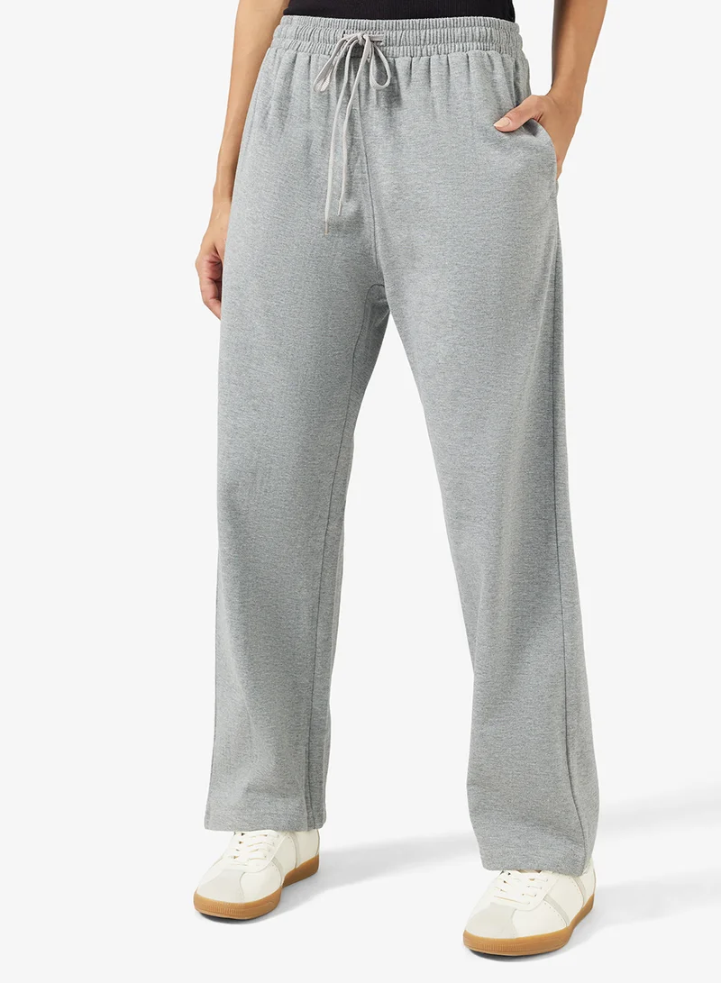 Ginger Basics Cotton Oversize Wide Leg Sweatpant