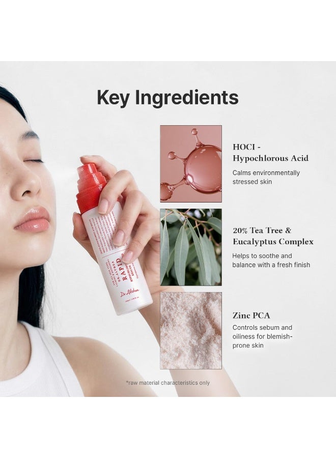 Dr.Althea Rapid Hypochlorous Acid Rescue Mist |150ppm HOCI, Daily Vegan Face Cooling Spray for Calm Sensitive & Acne-Prone Skin |60ml - Image 3