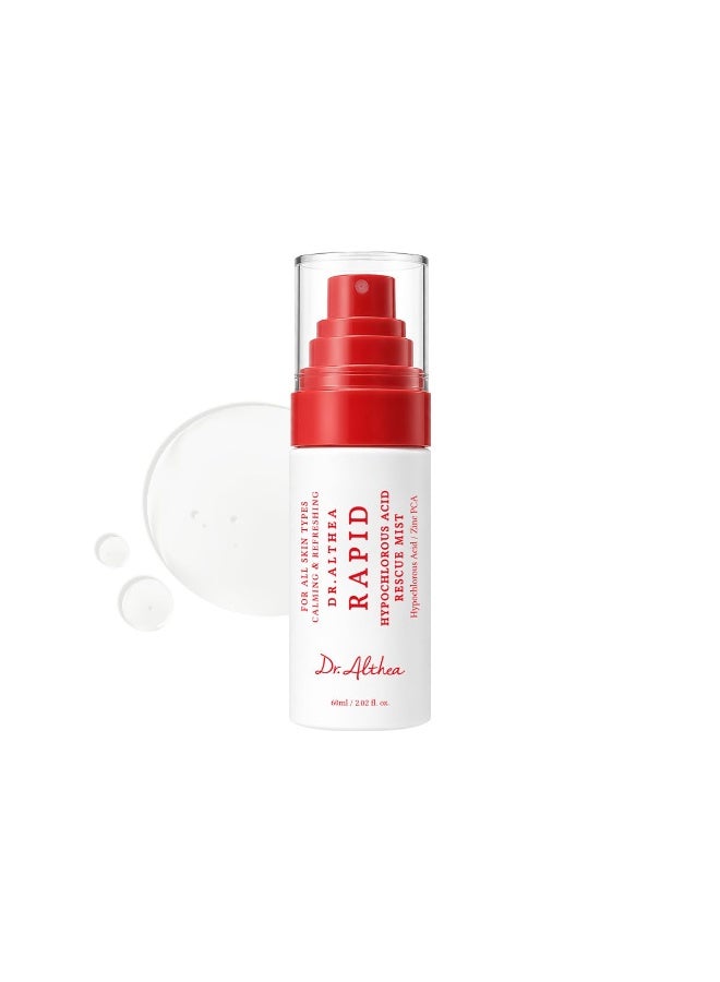Dr.Althea Rapid Hypochlorous Acid Rescue Mist |150ppm HOCI, Daily Vegan Face Cooling Spray for Calm Sensitive & Acne-Prone Skin |60ml - Image 1