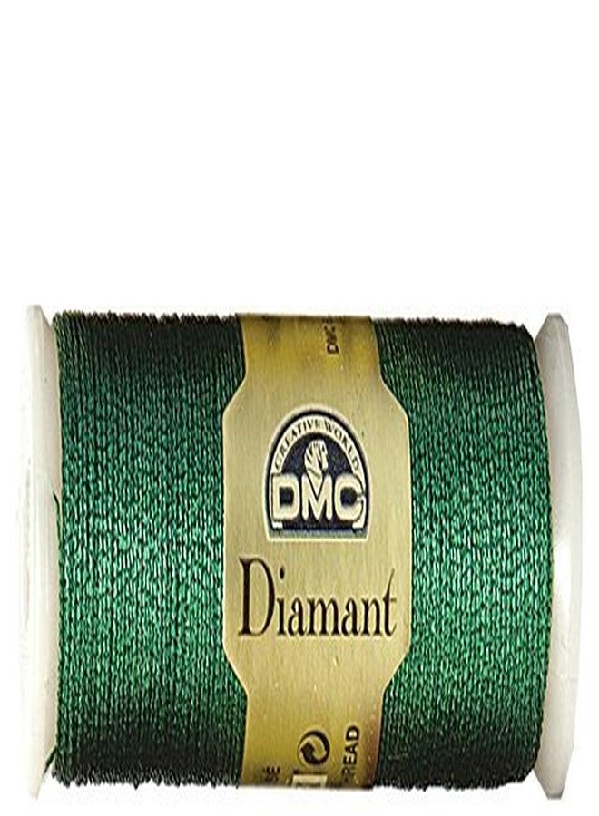 دي ام سي خيط تطريز معدني لامع من دي إم سي، 38.2 ياردة، أخضر زمردي - Image 3