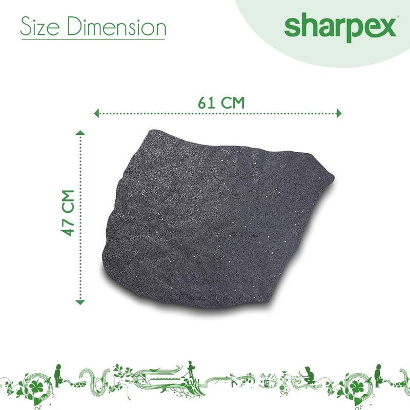Sharpex Combo 3 Rubber Stepping Stones for Garden Natural Grey Design Decorative Walkway for Outdoor Pathway, Lawn, Yard, Home, Landscaping Perfect Personalized Stepping Stones (3) - Image 3