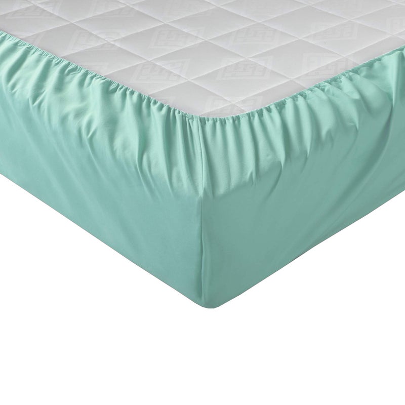 Comfort Spaces CS20-0118 Microfiber Set 14" Deep Pocket, Wrinkle Resistant All Around Elastic-Year-Round Cozy Bedding Sheet,6 pcs, Matching Pillow Cases, Queen, Aqua - Image 4