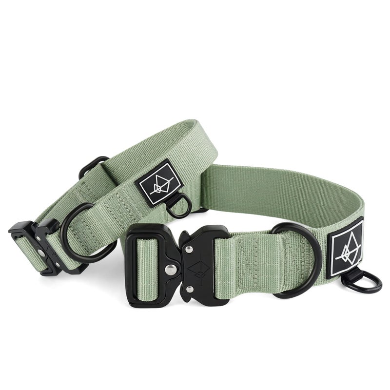 Roam Made to ROAM Premium Dog Collar - Adjustable Heavy Duty Nylon Collar with Quick-Release Metal Buckle (Washington Rain, Classic Size 0) - Image 2