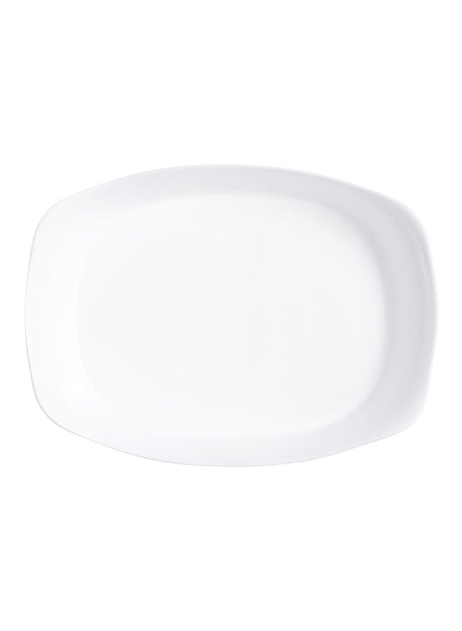 لومينارك طبق فرن مستطيل سمارت كوزين كارين أبيض  ×  سم - Image 1