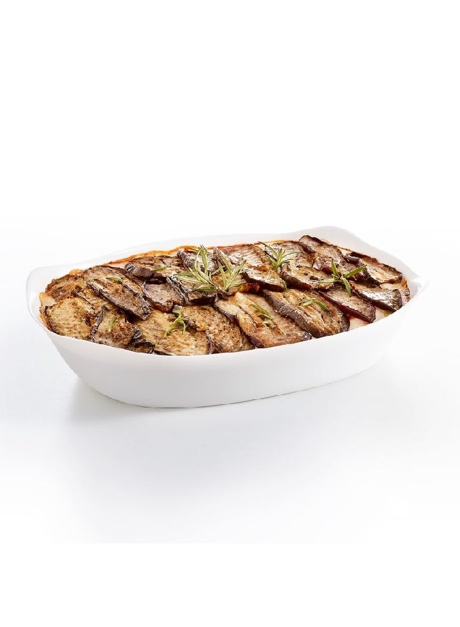 لومينارك طبق فرن مستطيل سمارت كوزين كارين أبيض  ×  سم - Image 3